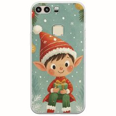 Smiling Elf Present Huawei P9 Flexible TPU (Διάφανη Σιλικόνη)