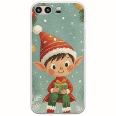 Smiling Elf Present Huawei P10 Plus Flexible TPU (Διάφανη Σιλικόνη)
