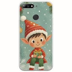 Smiling Elf Present Huawei P Smart Flexible TPU (Διάφανη Σιλικόνη)