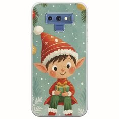 Smiling Elf Present Samsung Galaxy Note 9 Flexible TPU (Διάφανη Σιλικόνη)
