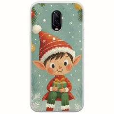 Smiling Elf Present OnePlus 6T Flexible TPU (Διάφανη Σιλικόνη)