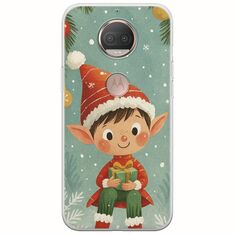 Smiling Elf Present Motorola Moto G5S Flexible TPU (Διάφανη Σιλικόνη)
