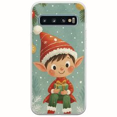 Smiling Elf Present Samsung Galaxy S10 Flexible TPU (Διάφανη Σιλικόνη)
