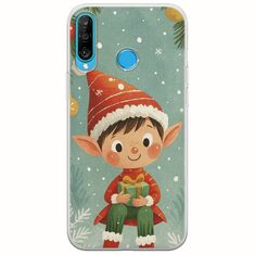 Smiling Elf Present Huawei P30 Lite Flexible TPU (Διάφανη Σιλικόνη)