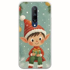 Smiling Elf Present OnePlus 7 Pro Flexible TPU (Διάφανη Σιλικόνη)