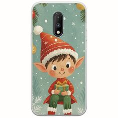 Smiling Elf Present OnePlus 7 Flexible TPU (Διάφανη Σιλικόνη)