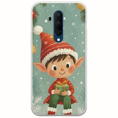 Smiling Elf Present OnePlus 7T Pro Flexible TPU (Διάφανη Σιλικόνη)