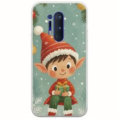 Smiling Elf Present OnePlus 8 Pro Flexible TPU (Διάφανη Σιλικόνη)