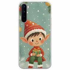 Smiling Elf Present OnePlus Nord Flexible TPU (Διάφανη Σιλικόνη)