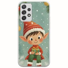 Smiling Elf Present Samsung Galaxy A32 5G Flexible TPU (Διάφανη Σιλικόνη)