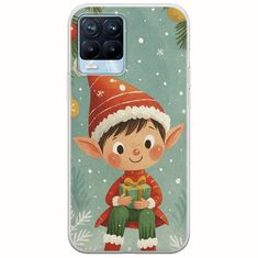 Smiling Elf Present Realme 8 / 8 Pro Flexible TPU (Διάφανη Σιλικόνη)