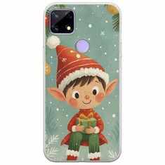 Smiling Elf Present Realme C21 Flexible TPU (Διάφανη Σιλικόνη)