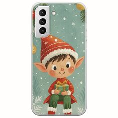 Smiling Elf Present Samsung Galaxy S22 Plus Flexible TPU (Διάφανη Σιλικόνη)