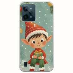 Smiling Elf Present Realme C31 Flexible TPU (Διάφανη Σιλικόνη)