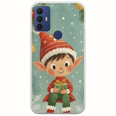 Smiling Elf Present TCL 305 / 306 / 30E / 30SE Flexible TPU (Διάφανη Σιλικόνη)