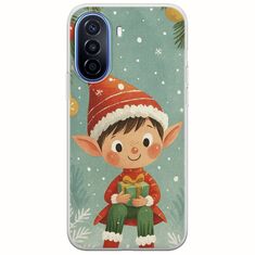 Smiling Elf Present Huawei Nova Y70 Flexible TPU (Διάφανη Σιλικόνη)