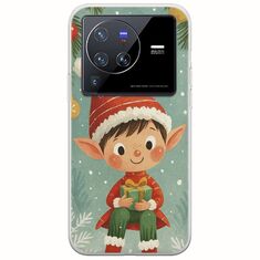 Smiling Elf Present Vivo X80 Pro Flexible TPU (Διάφανη Σιλικόνη)