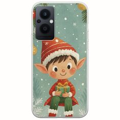 Smiling Elf Present Oppo Reno 8 Lite Flexible TPU (Διάφανη Σιλικόνη)