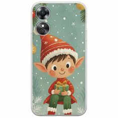 Smiling Elf Present Oppo A17 Flexible TPU (Διάφανη Σιλικόνη)