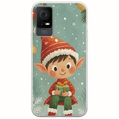 Smiling Elf Present TCL 405 Flexible TPU (Διάφανη Σιλικόνη)