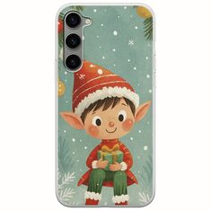 Smiling Elf Present Samsung Galaxy S23 5G Flexible TPU (Διάφανη Σιλικόνη)
