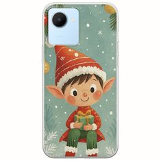 Smiling Elf Present Realme Narzo 50i Prime Flexible TPU (Διάφανη Σιλικόνη)