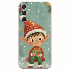 Smiling Elf Present Samsung Galaxy A14 5G Flexible TPU (Διάφανη Σιλικόνη)
