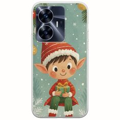 Smiling Elf Present Realme C55 Flexible TPU (Διάφανη Σιλικόνη)