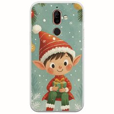 Smiling Elf Present Nokia 7 Plus  Flexible TPU (Διάφανη Σιλικόνη)
