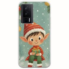 Smiling Elf Present Xiaomi Poco F5 Pro 5G Flexible TPU (Διάφανη Σιλικόνη)