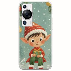 Smiling Elf Present Huawei P60 Pro Flexible TPU (Διάφανη Σιλικόνη)