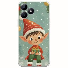 Smiling Elf Present Realme C53 Flexible TPU (Διάφανη Σιλικόνη)