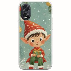 Smiling Elf Present Oppo A38 Flexible TPU (Διάφανη Σιλικόνη)