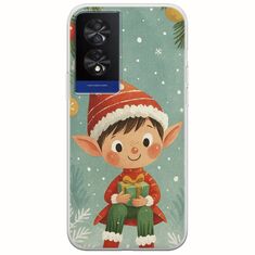Smiling Elf Present TCL 40 NXTPAPER 4G Flexible TPU (Διάφανη Σιλικόνη)