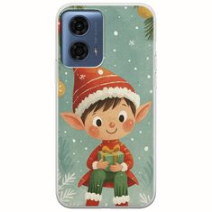 Smiling Elf Present Motorola Moto G24 Flexible TPU (Διάφανη Σιλικόνη)