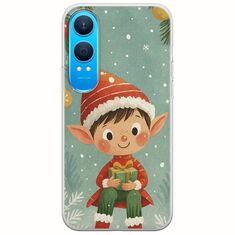 Smiling Elf Present OnePlus Nord CE4 Lite 5G Flexible TPU (Διάφανη Σιλικόνη)
