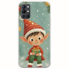 Smiling Elf Present OnePlus 9R 5G Flexible TPU (Διάφανη Σιλικόνη)