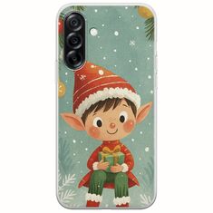 Smiling Elf Present Samsung Galaxy A36 5G  Flexible TPU (Διάφανη Σιλικόνη)