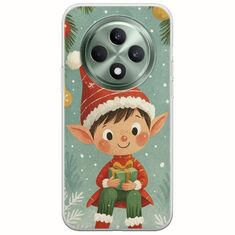 Smiling Elf Present Oppo Reno 12 FS 5G  Flexible TPU (Διάφανη Σιλικόνη)