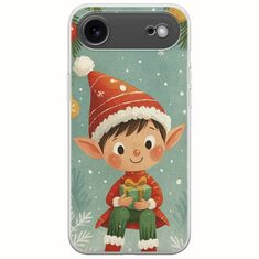 Smiling Elf Present iPhone Air Flexible TPU (Διάφανη Σιλικόνη)