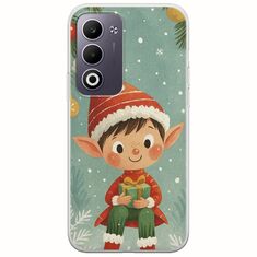 Smiling Elf Present Oppo A5 4G/5G Flexible TPU (Διάφανη Σιλικόνη)