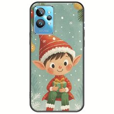 Smiling Elf Present Realme GT2 Pro Black TPU (Μαύρη Σιλικόνη)