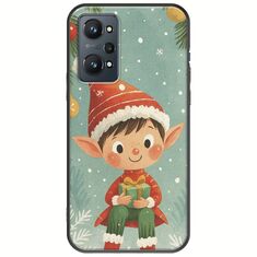Smiling Elf Present Realme GT Neo 2 5G Black TPU (Μαύρη Σιλικόνη)