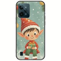 Smiling Elf Present Realme C31 Black TPU (Μαύρη Σιλικόνη)