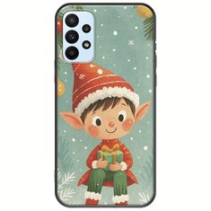 Smiling Elf Present Samsung Galaxy A23 5G Black TPU (Μαύρη Σιλικόνη)