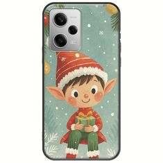 Smiling Elf Present Xiaomi Redmi Note 12 Pro 5G Black TPU (Μαύρη Σιλικόνη)