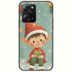 Smiling Elf Present Xiaomi Poco X5 Pro 5G Black TPU (Μαύρη Σιλικόνη)