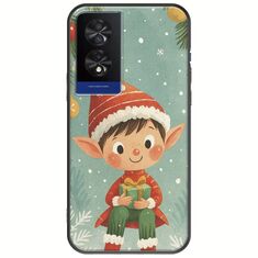 Smiling Elf Present TCL 40 NXTPAPER 4G Black TPU (Μαύρη Σιλικόνη)