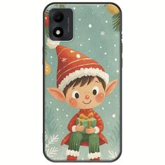 Smiling Elf Present TCL 305i Black TPU (Μαύρη Σιλικόνη)