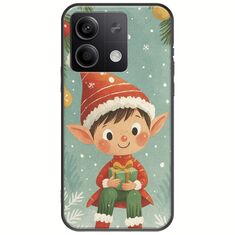 Smiling Elf Present Xiaomi Poco X6 5G Black TPU (Μαύρη Σιλικόνη)